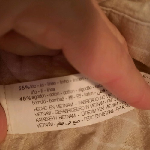 Zara Spring Shirt like new, linen and cotton, XS