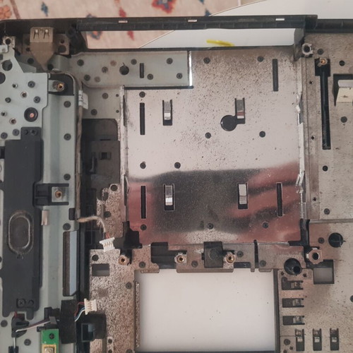 Laptop Bottom Case Dell Inspiron 1545 with Fan, Speakers, and Ports used