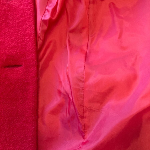 Women's wool coat like new, red, size S