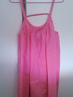 Summer dress United Colors of Benetton like new, size 8-9 years, 140 cm, pink