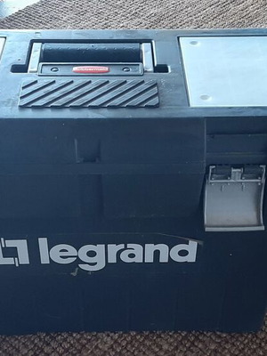 Legrand Toolbox like new, waterproof with wheels and handle