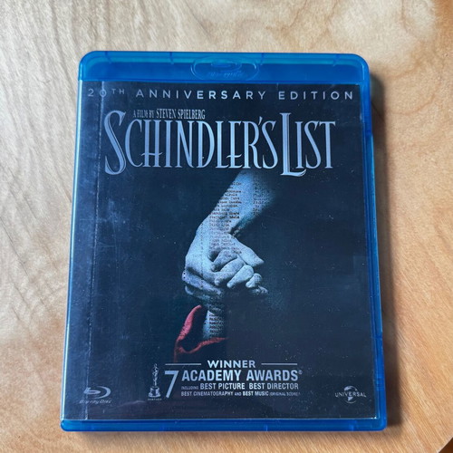 Schindler’s List Blu-Ray double disc like new with Greek subtitles
