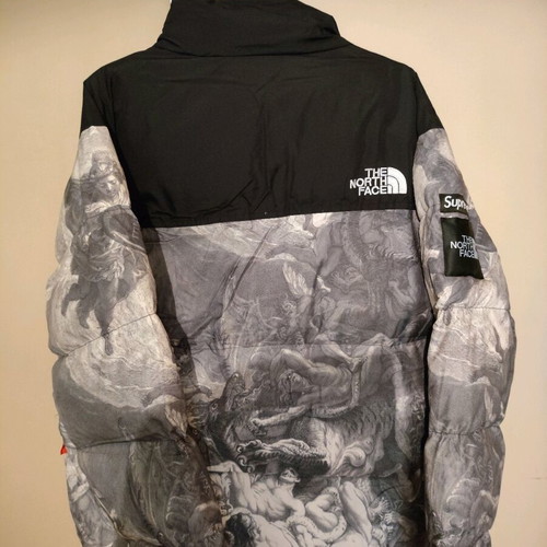 The North Face x Supreme Wings of Redemption Puffer Jacket new, size L, black gray