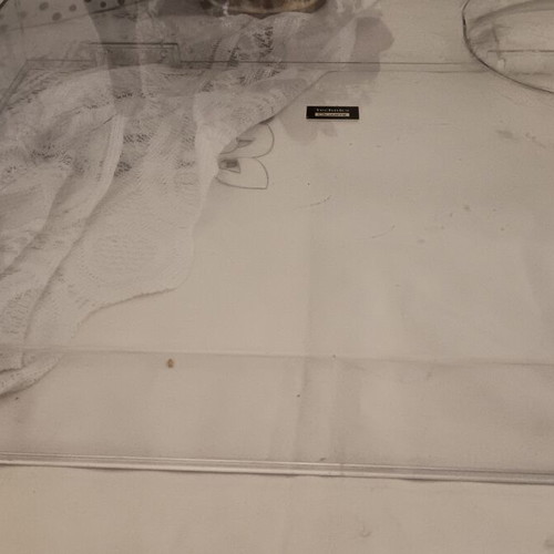 Technics SL 1200 MK2 Dust Cover used, broken but complete