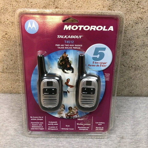 Motorola PMR 446 two way radio new with 5km maximum range