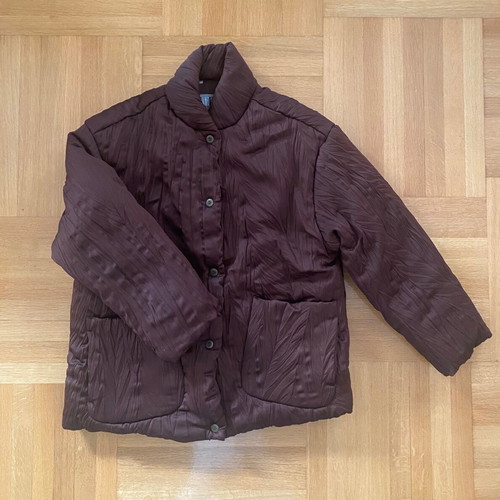 Gianfranco Ferre puffer jacket used, brown, size Medium