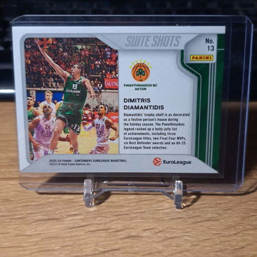 Euroleague Contenders 2025-26 Suite Shots Dimitris Diamantidis Panathinaikos numbered 125
