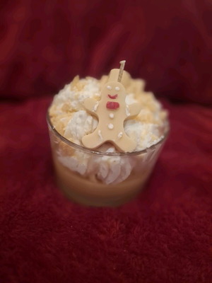 Soy wax candle Ginger Caramel Mousse new 150g