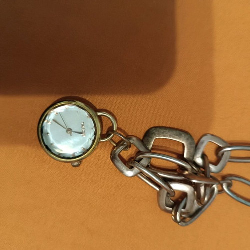 Triton bracelet with watch on chain, functional