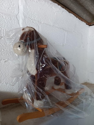 Κουνιστό αλόγακι ανακαινισμένο με ήχο σε καλή κατάσταση