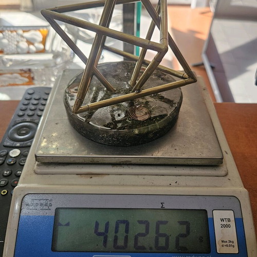 Orgonite Merkaba energy generator new, Sacred Geometry, 402 g