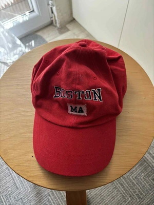 Jockey hat used, red, size M, cotton polyester