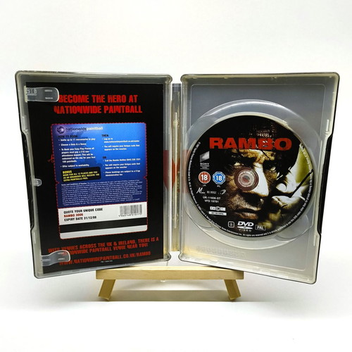 Rambo Stallone Steelbook DVD used, English edition, collectible