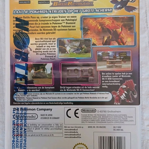 Pokemon Battle Revolution Nintendo Wii used with manual