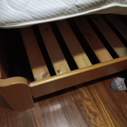 Vasileiadis children's and teen bed made of solid wood like new