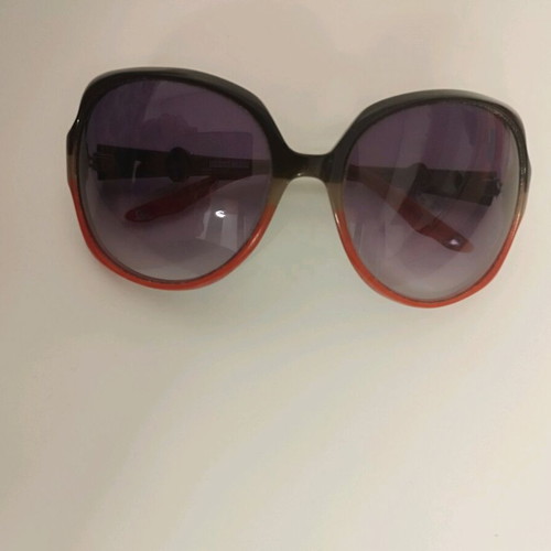 Versace sunglasses used with black and red acetate frame
