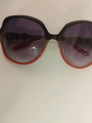 Versace sunglasses used with black and red acetate frame