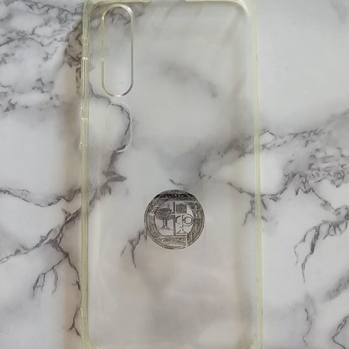 Xiaomi Mi 10 case used, silicone with AMG engraved design