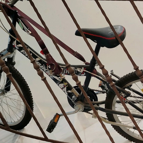 Probike children's bicycle used, black, front suspension