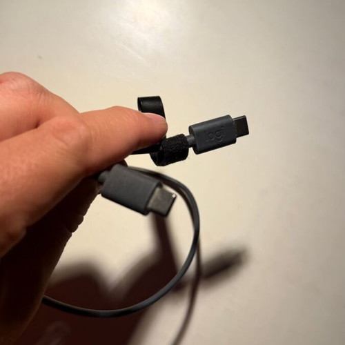 Logitech USB Type-C to USB Type-C Cable like new with velcro strap