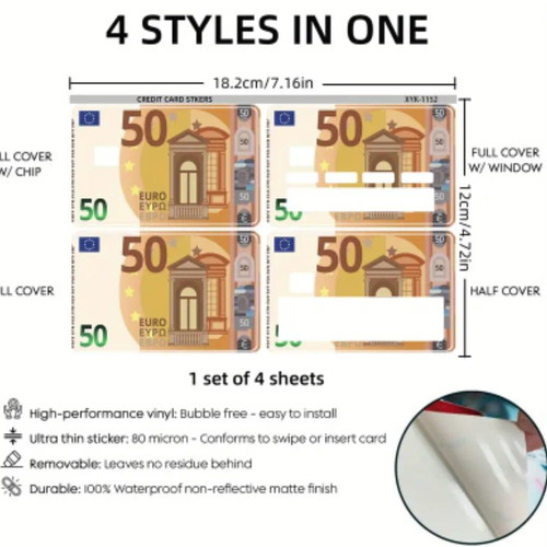 Card sticker new, does not affect contactless transactions