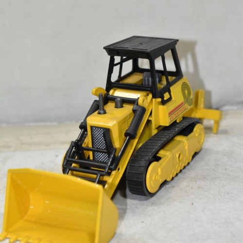 Majorette Bulldozer "Enterprise" used yellow excavator 1:55 scale