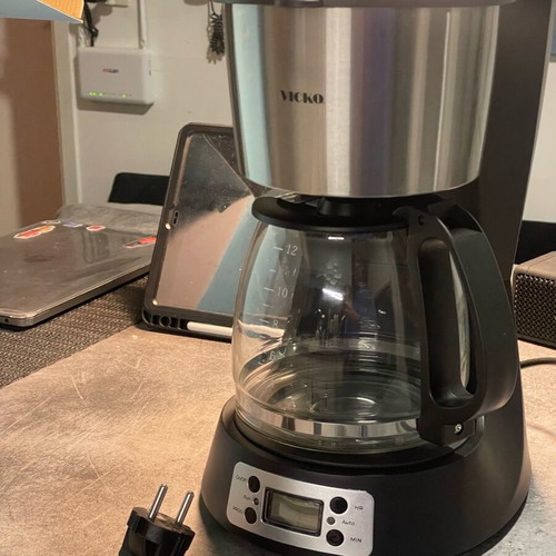 Electronic coffee maker new with clock