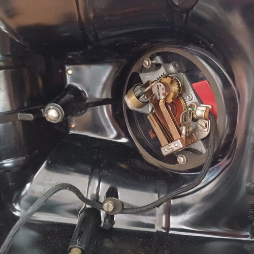 German Mix & Genest Telephone used, bakelite Siemens 1960s