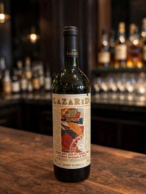 Chateau Nico Lazaridi Merlot κόκκινο κρασί από το Παγγαίο