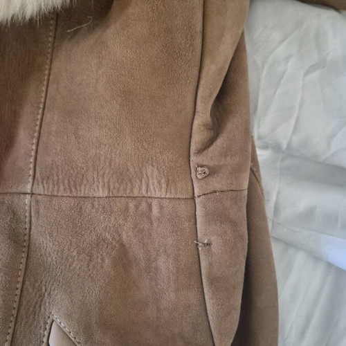 Brown Penny Lane style coat used, size M