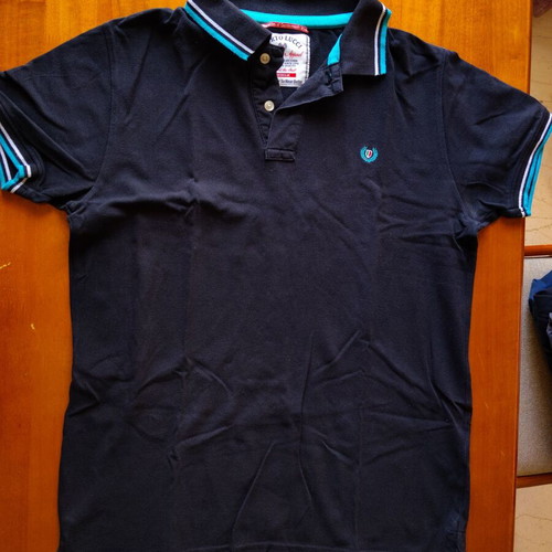 Berto Lucci men's short-sleeve polo shirt used, black, size M