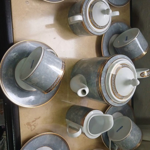 Ardent porcelain serving set for 7 people, new