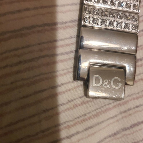 Ρολόι Dolce Gabbana γυναικείο σαν καινούργιο, ασημί