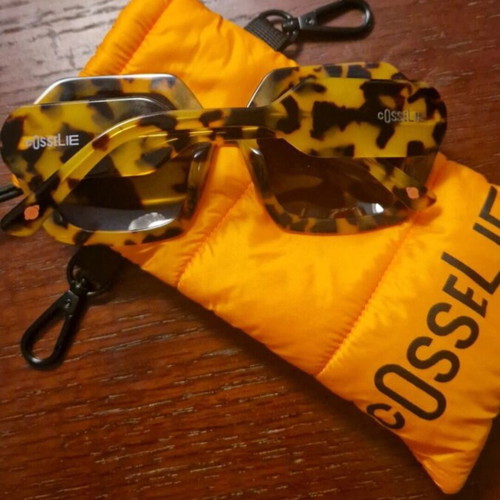 Cosselie sunglasses like new, animal print leopard, multicolor