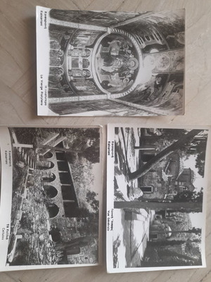 Kaisariani 1968 postcards used, set of 3