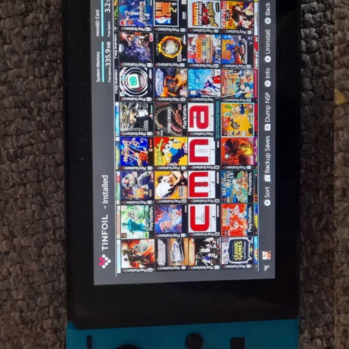 Nintendo Switch 128 GB like new with dock, charger and games
