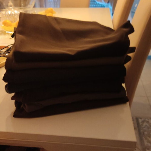 Pants used, pack of 7, gray and brown