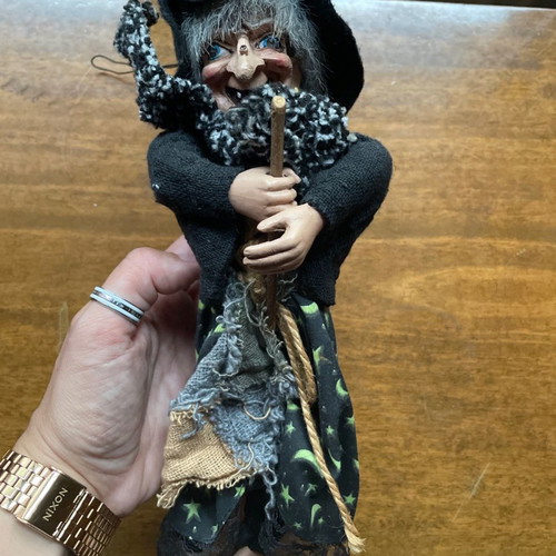 Witch doll new with laughing sound and eye blinking