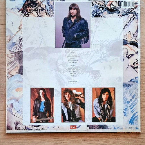 Bruce Dickinson Tattooed Millionaire LP, metal