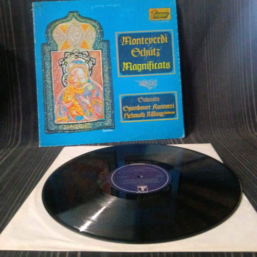 Claudio Monteverdi Magnificat vinyl record used in good condition