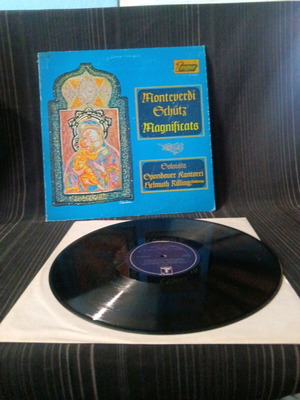 Claudio Monteverdi Magnificat vinyl record used in good condition