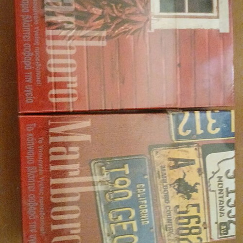 Marlboro collectible packs new, set of 4