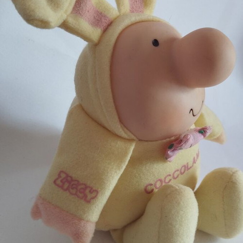 Vintage Ziggyin Easter Bunny doll American Greetings 1988 used