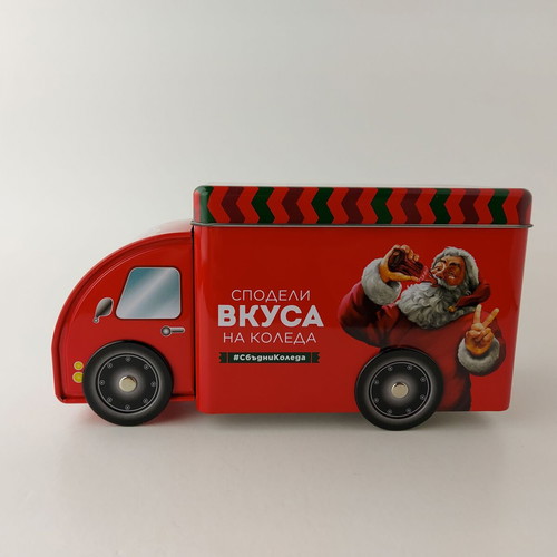 Metal Coca Cola Christmas Truck Box used