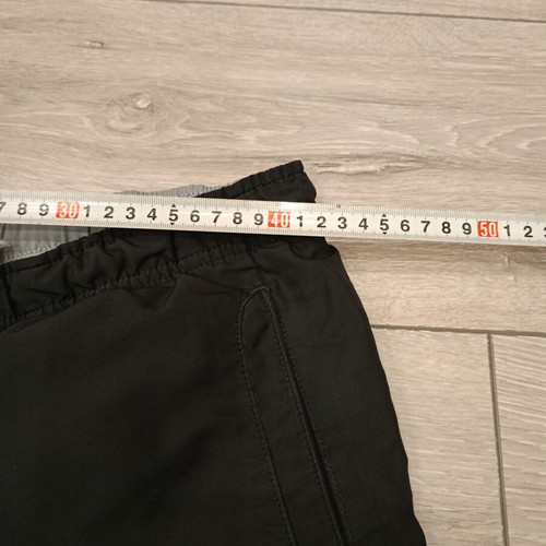 Nike Athletic Y2K Track Pants used, black with red swoosh logo