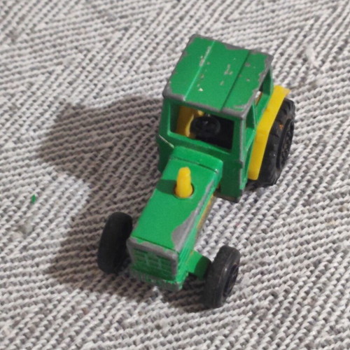 Majorette tractor toy car used, 1980, made in France
