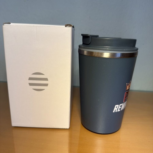 Stainless Steel Tumbler 350ml new, dark gray matte finish