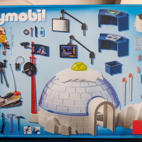 Playmobil 9055 Arctic Research Center Igloo like new