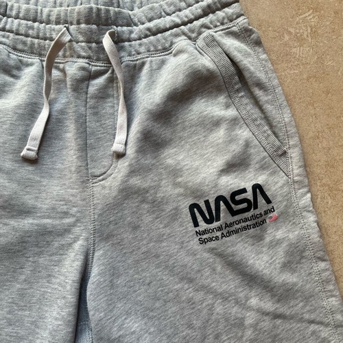 H&M Women's NASA Grey Sweat Shorts size S like new