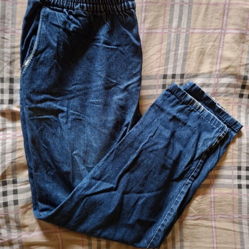Blue jean pants new, one size
